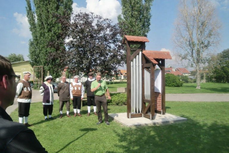 Impression von der Einweihung des Orgelbaudenkmals